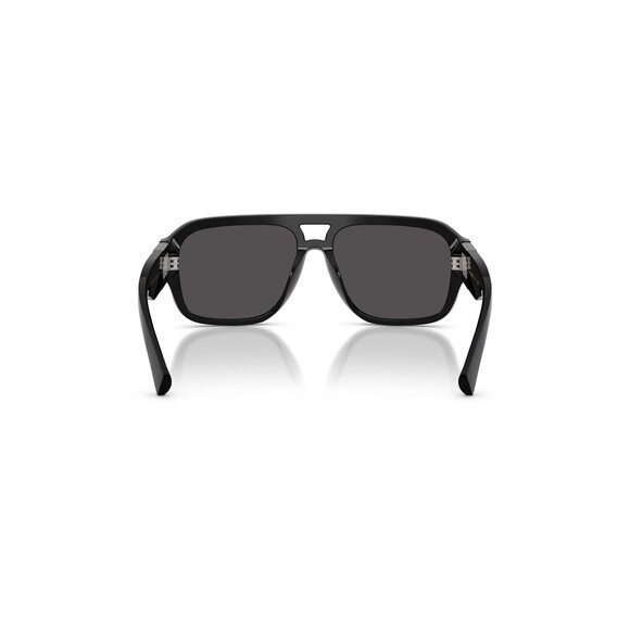 New Dolce & Gabbana Black Aviator DG4506 501/87 Sunglasses Women - Picture 5 of 6
